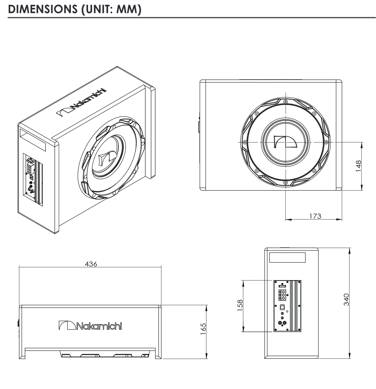 NBX25MDimensions